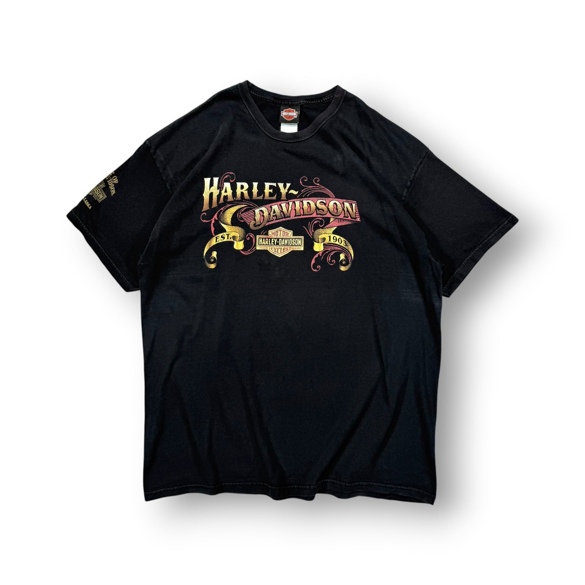 USA製 Harley-Davidson Tシャツ　フェード　ハーレーT 2XL Harley Davidson T-shirt 2XL – Arciide