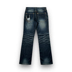 Oniarai Japanese Embroidered Jeans 32