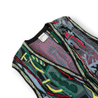 Coogi Style Cardigan Vest Large