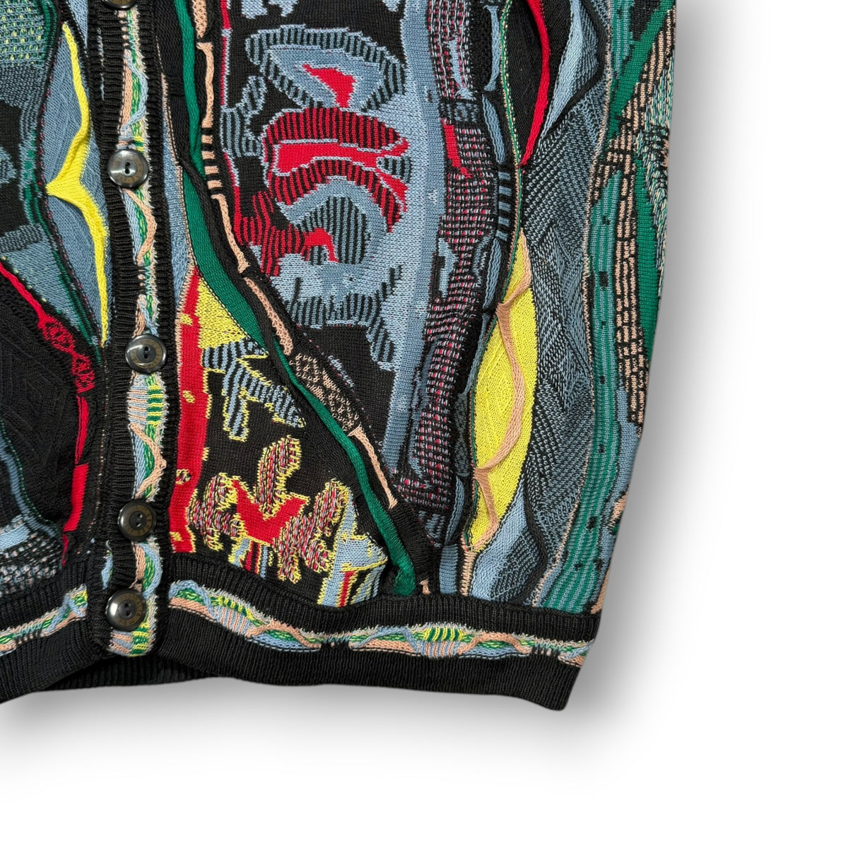Coogi Style Cardigan Vest Large