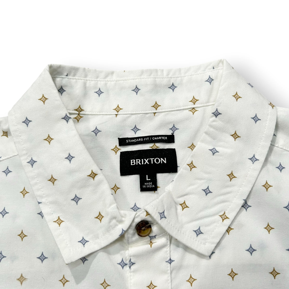 Brixton Charter Print Shirt Large