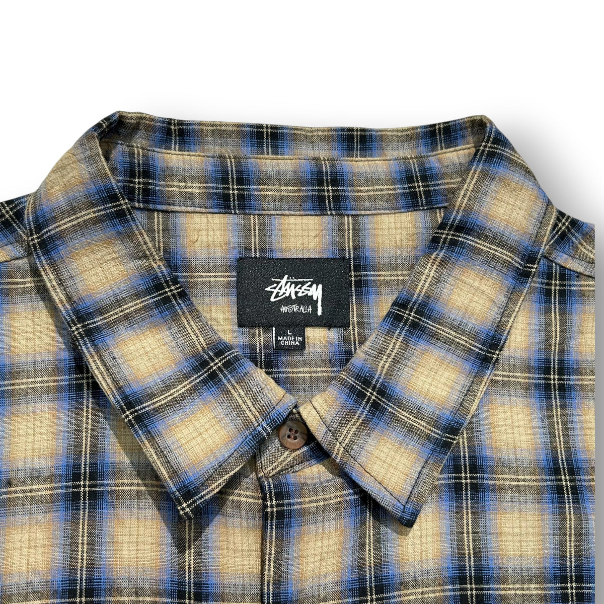 Stussy Plaid Shirt Large