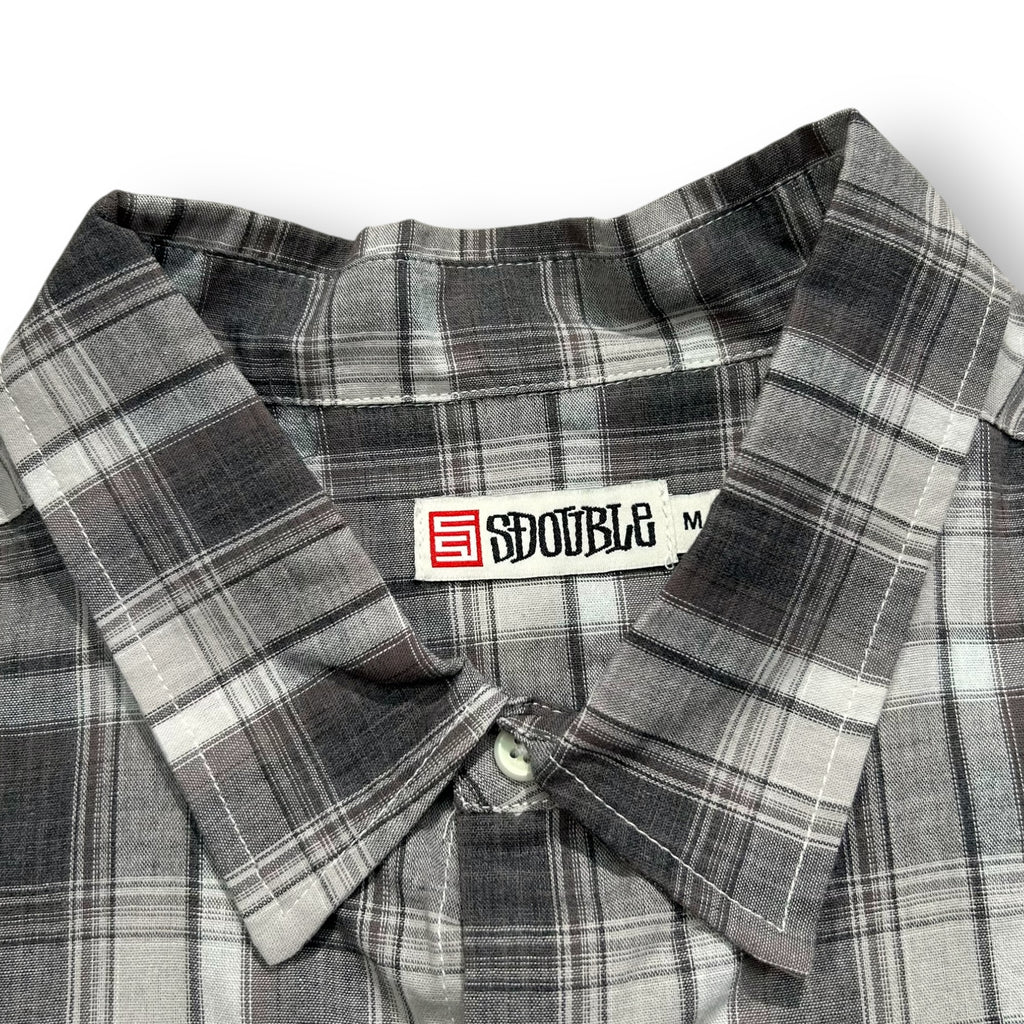 S Double Plaid Shirt Medium