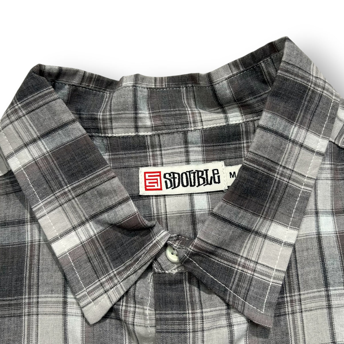 S Double Plaid Shirt Medium