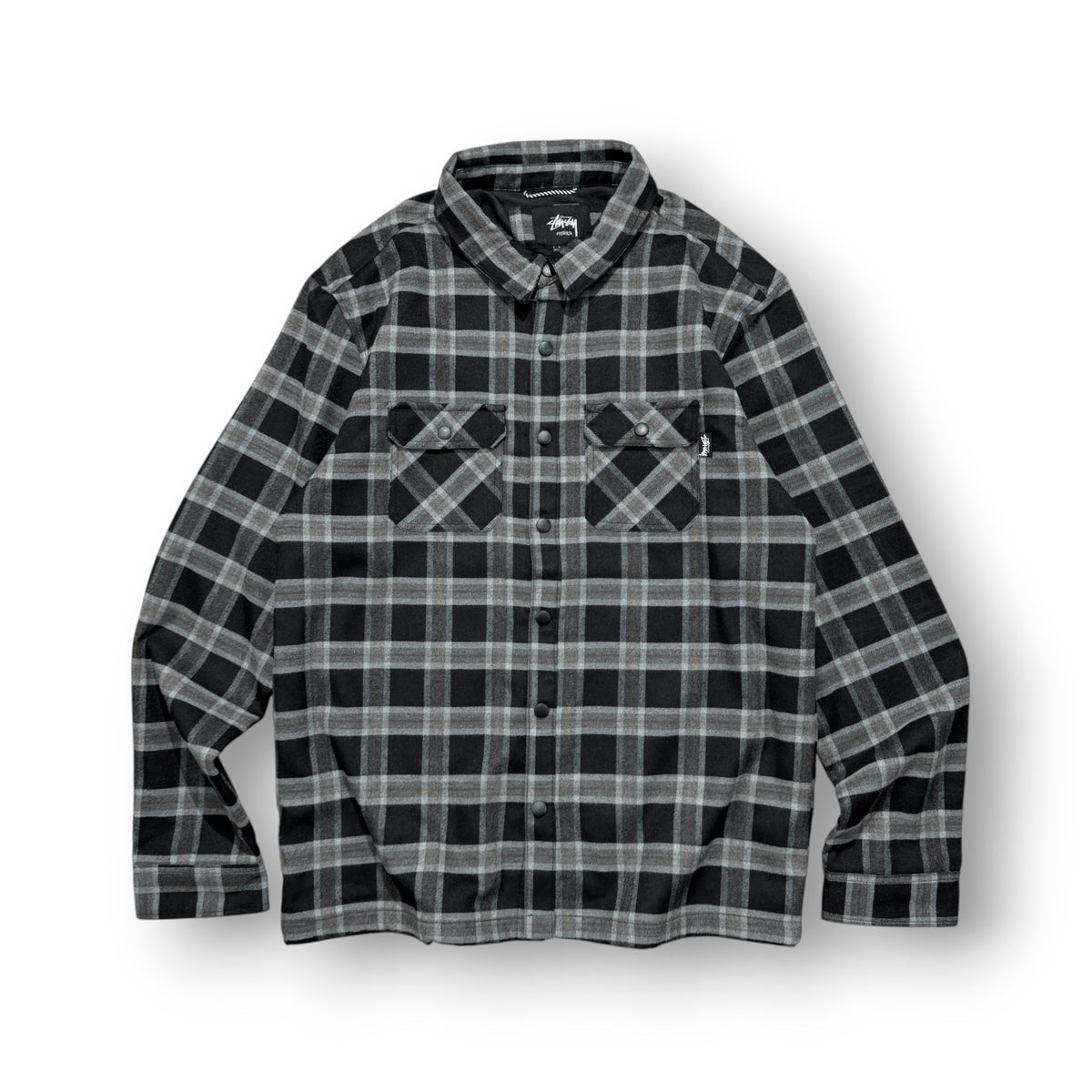 Stussy Plaid Shirt Jacket