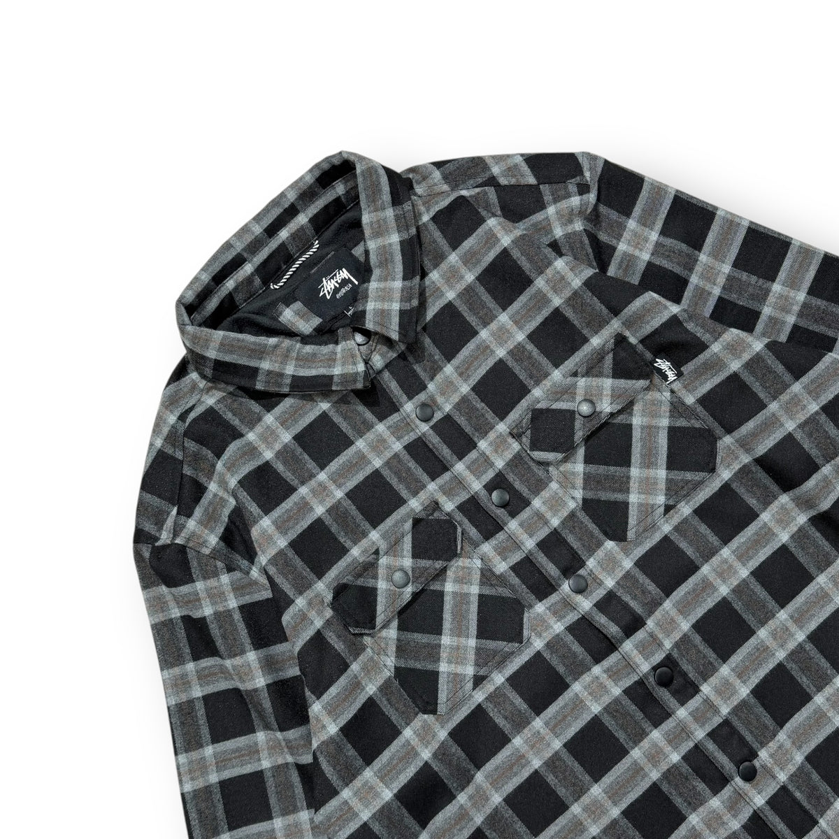 Stussy Plaid Shirt Jacket