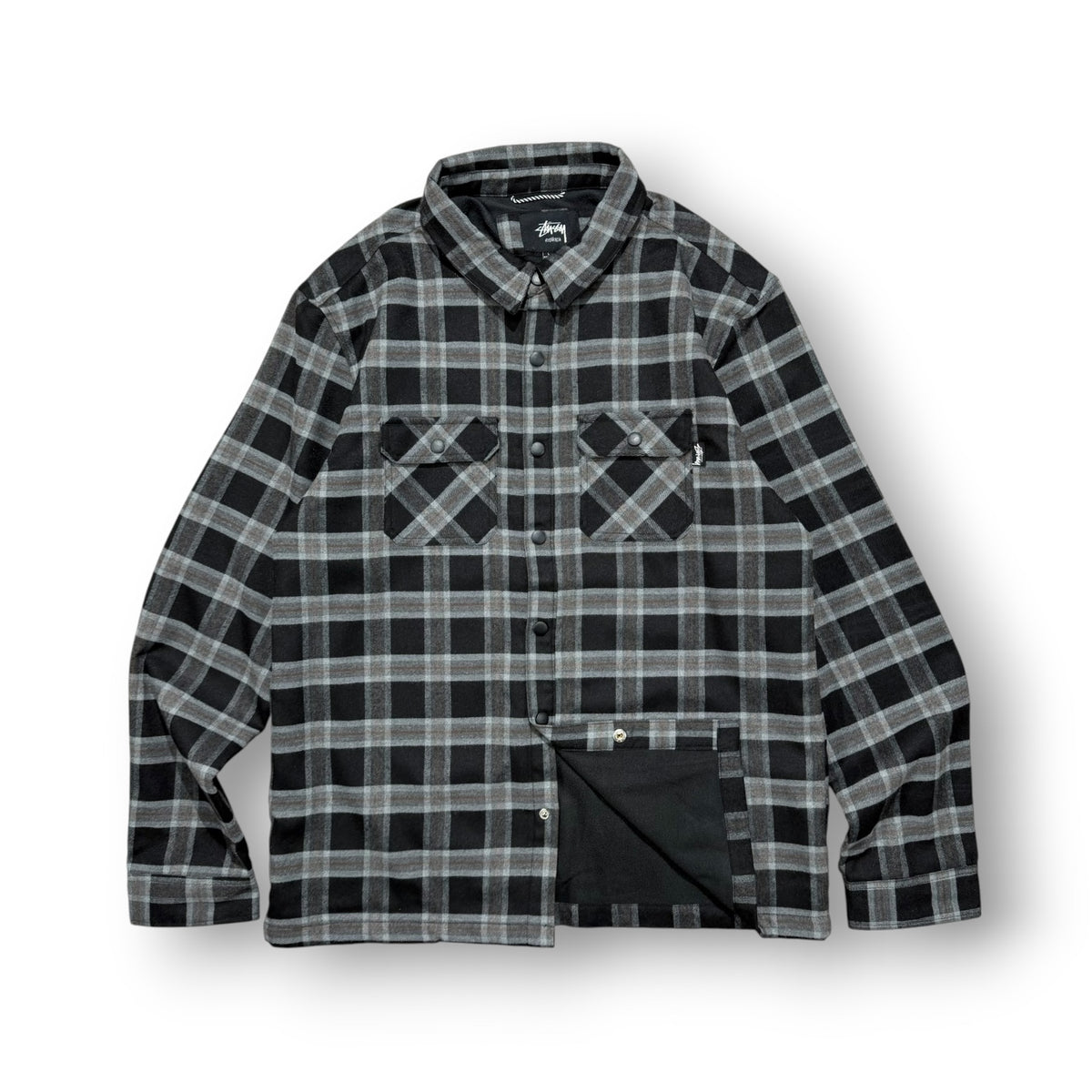 Stussy Plaid Shirt Jacket