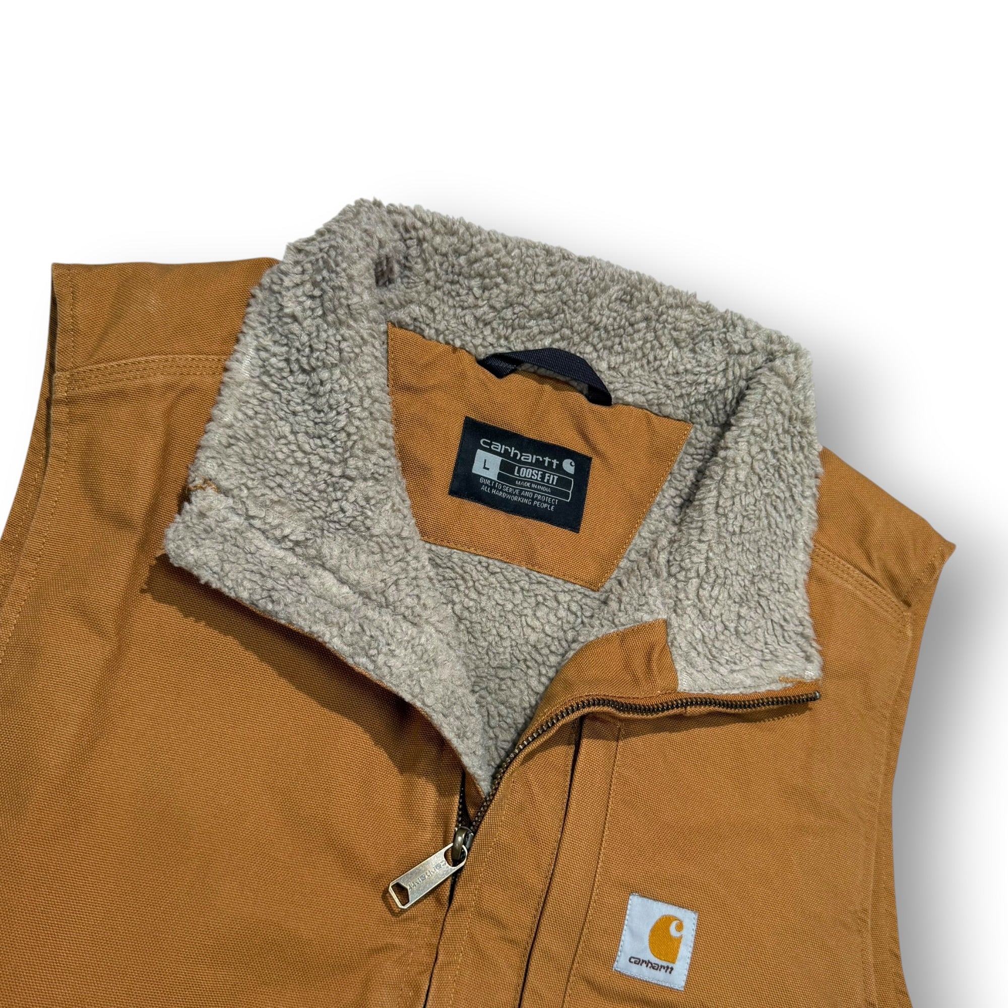 Carhartt Lined Vest Gilet Large