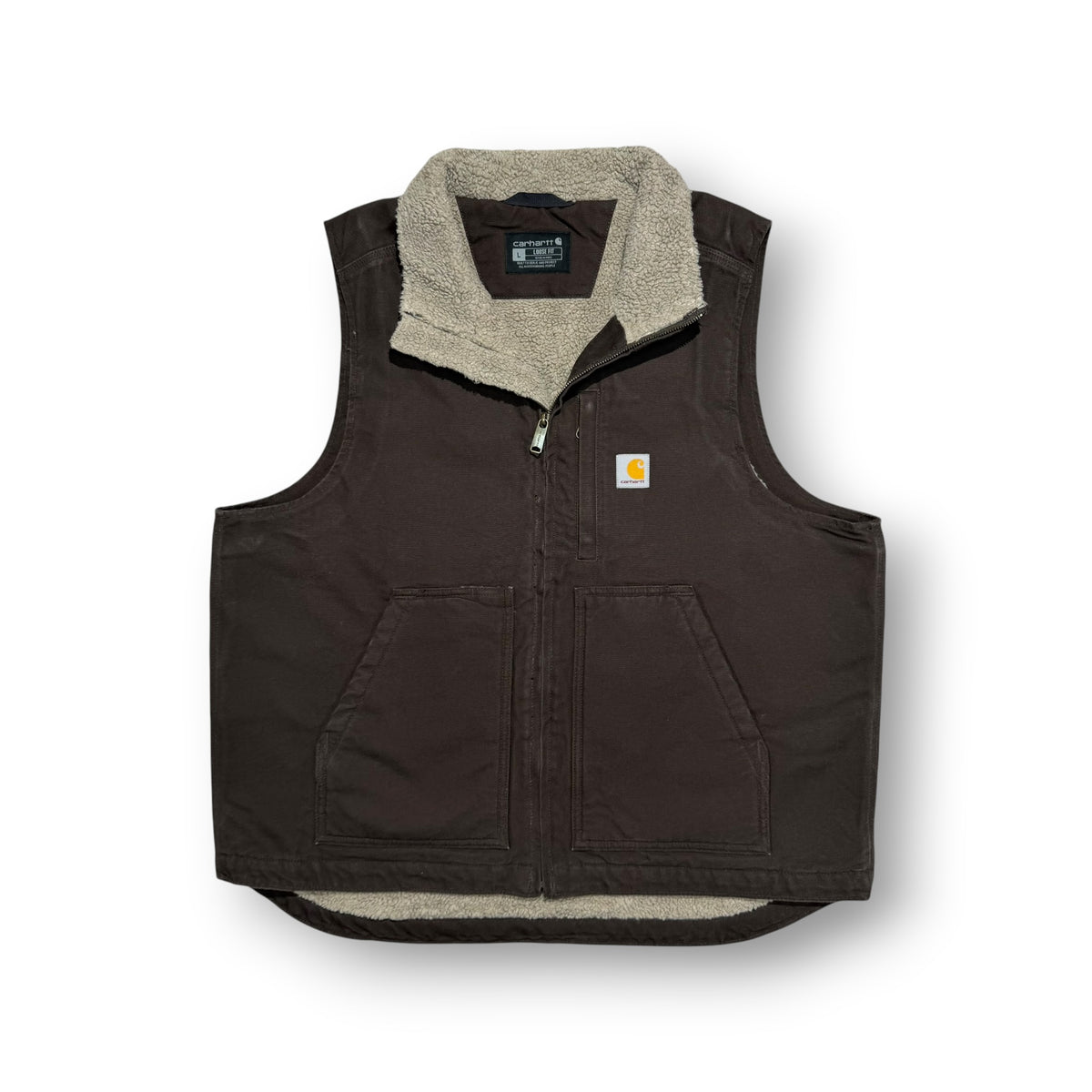 Carhartt Lined Vest Gilet Large