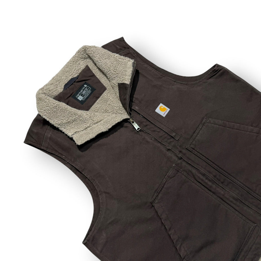 Carhartt Lined Vest Gilet Large