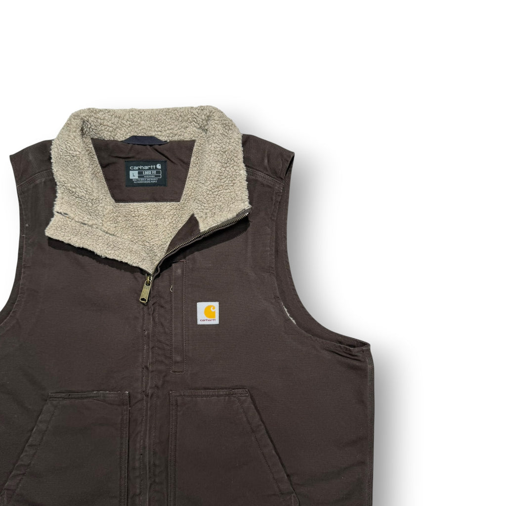 Carhartt Lined Vest Gilet Large