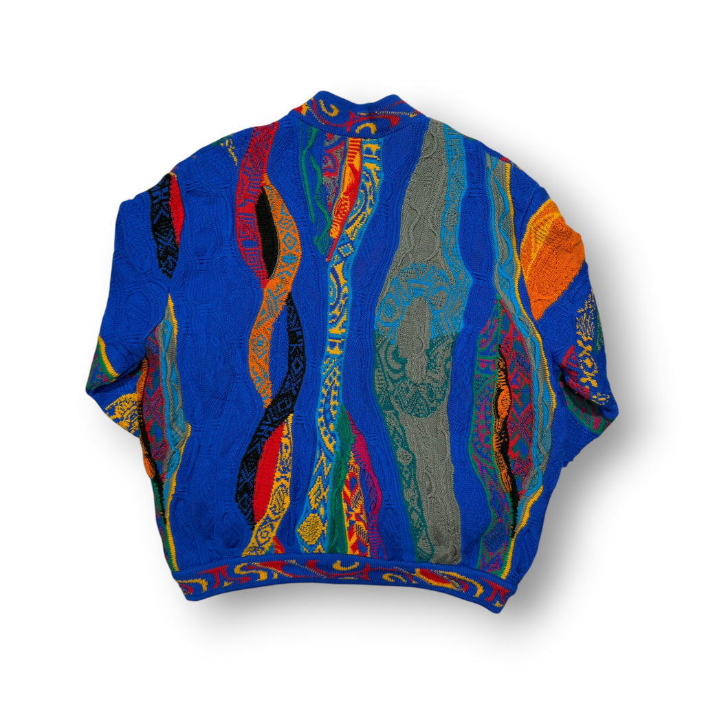 COOGI Knit Zip-up Cardigan Small