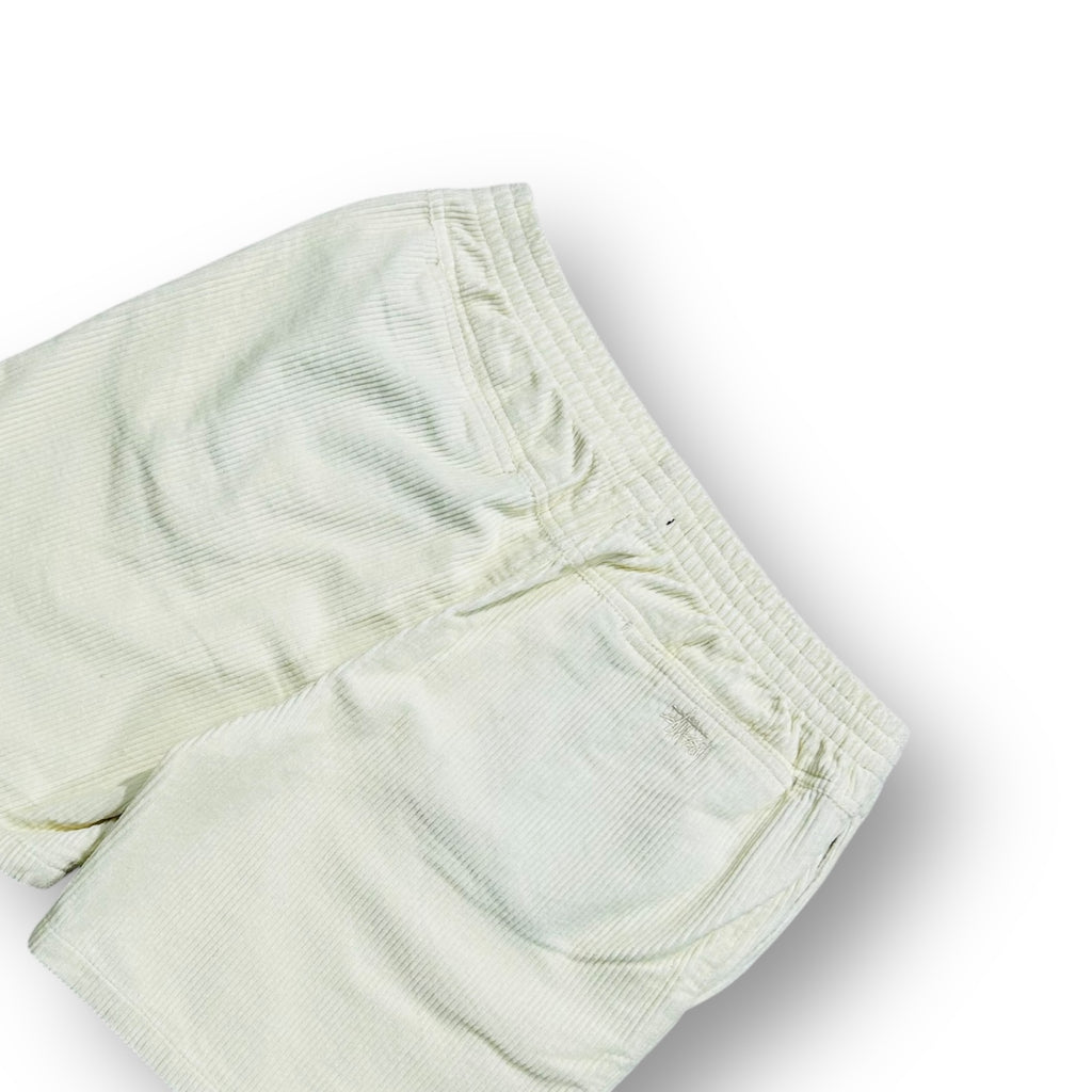 Stussy Cord Shorts Cream
