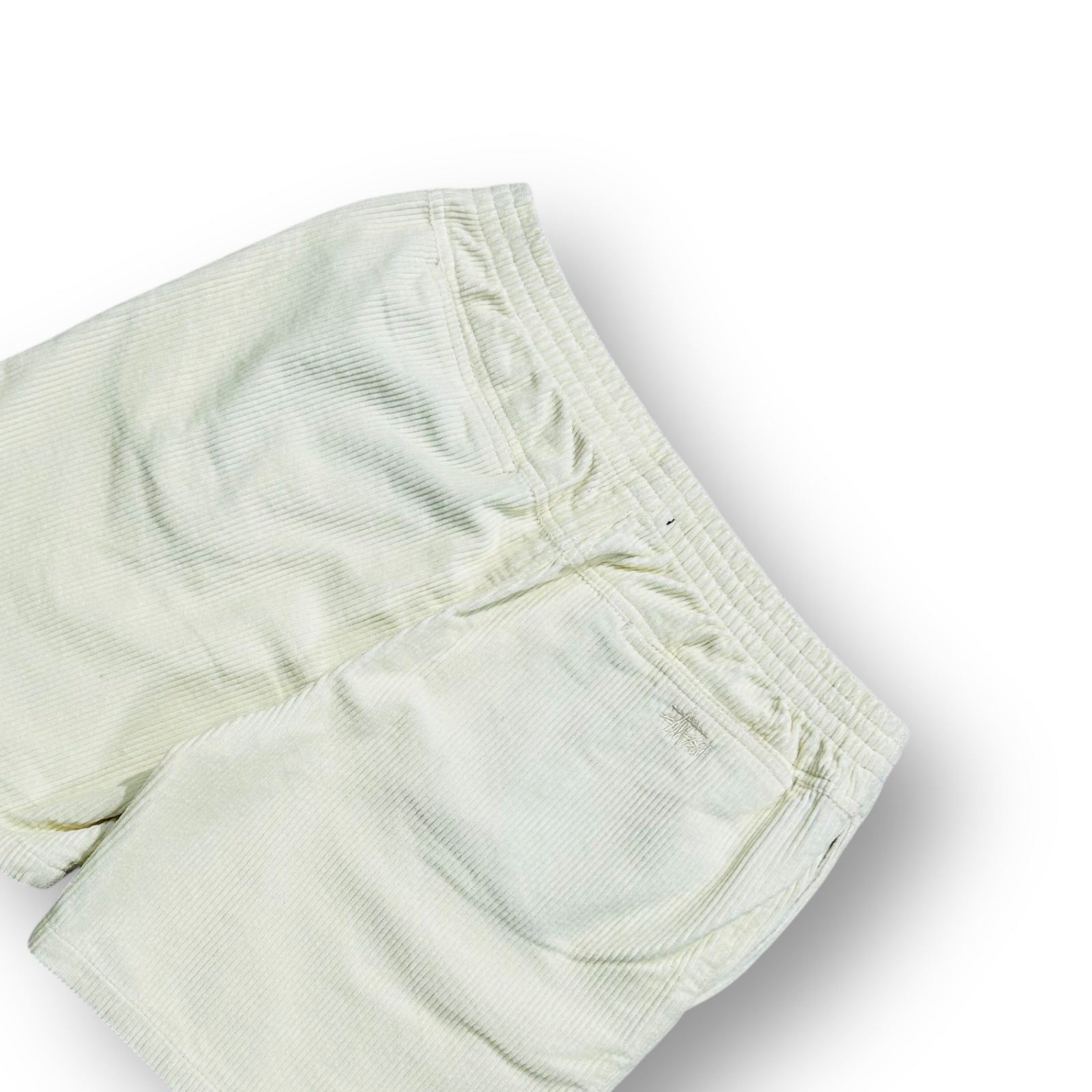 Stussy Cord Shorts Cream