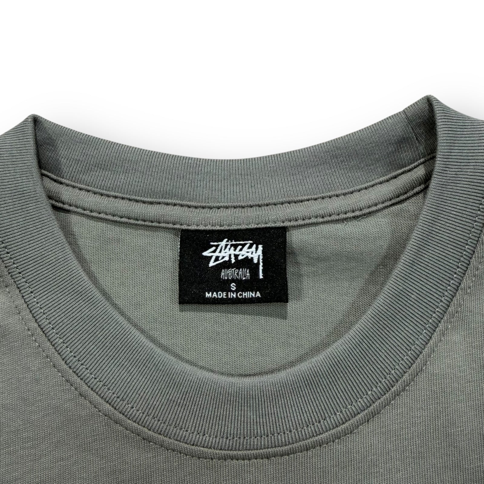 Stussy Logo T-shirt Grey