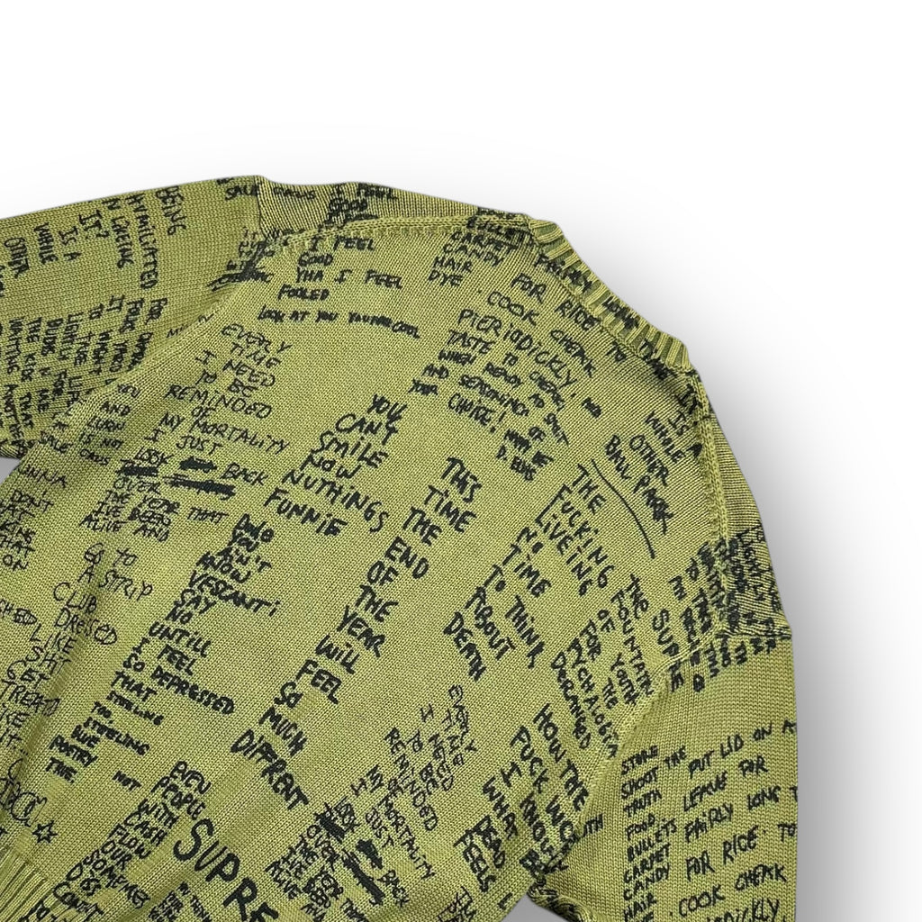 Supreme Gonz Poems Sweater Small