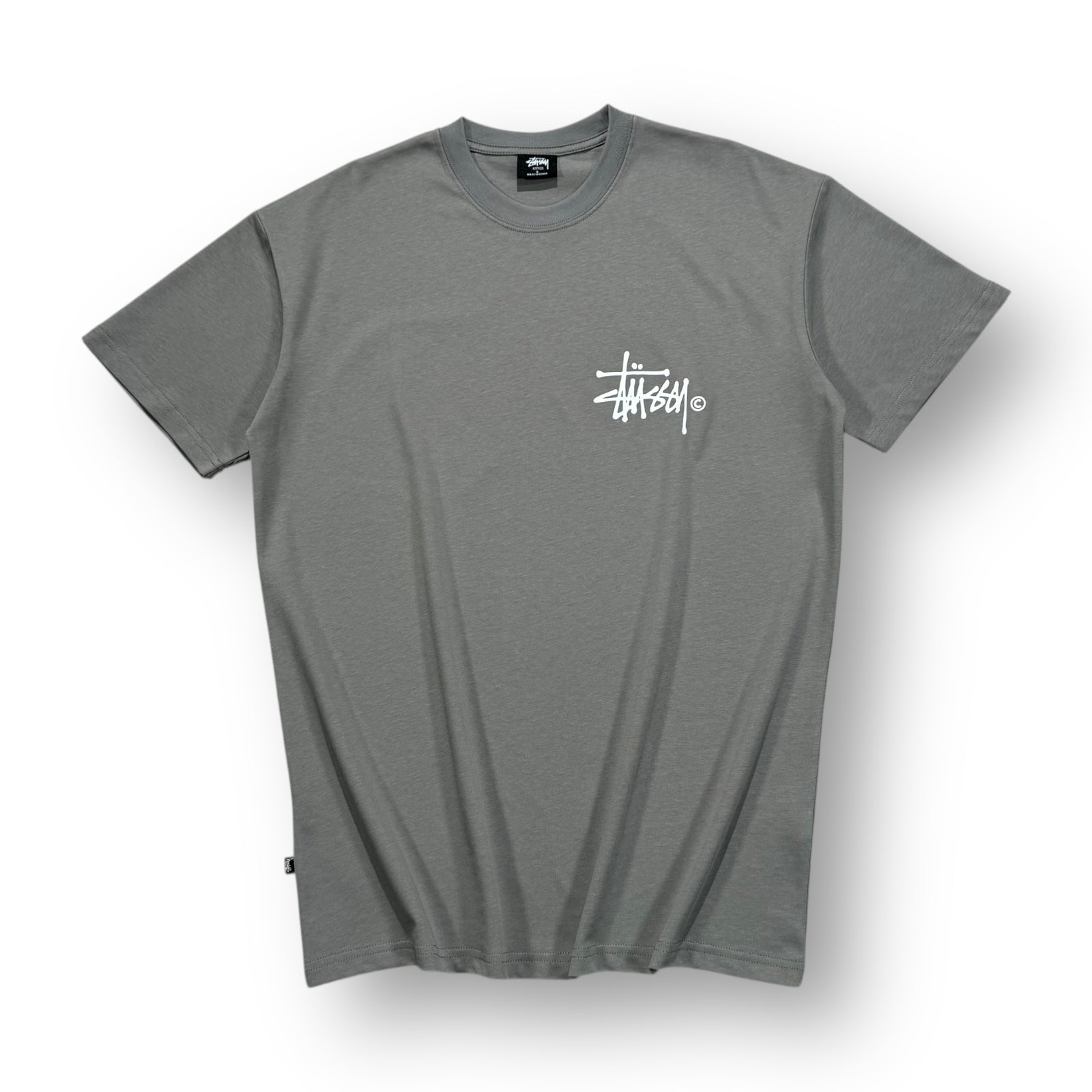 Stussy Logo T-shirt Grey