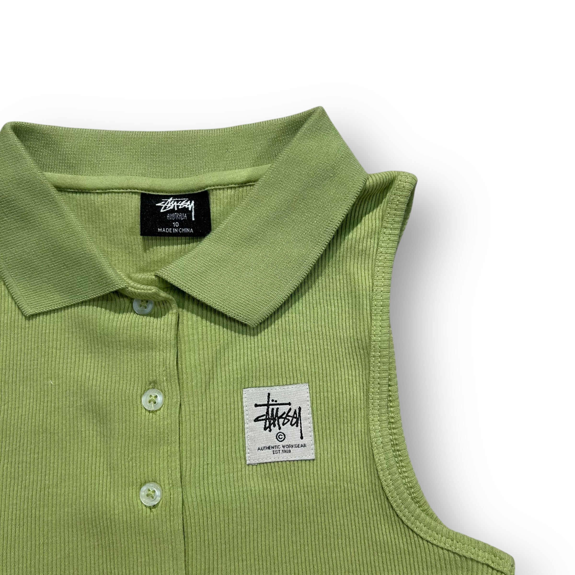 Stussy Button Up Tank Top 10