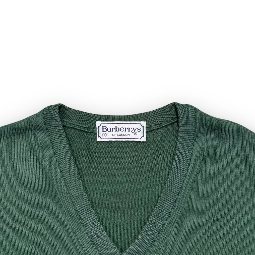 Burberry V-Neck Jumper Large