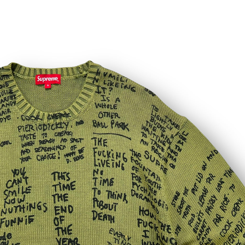Supreme Gonz Poems Sweater Small