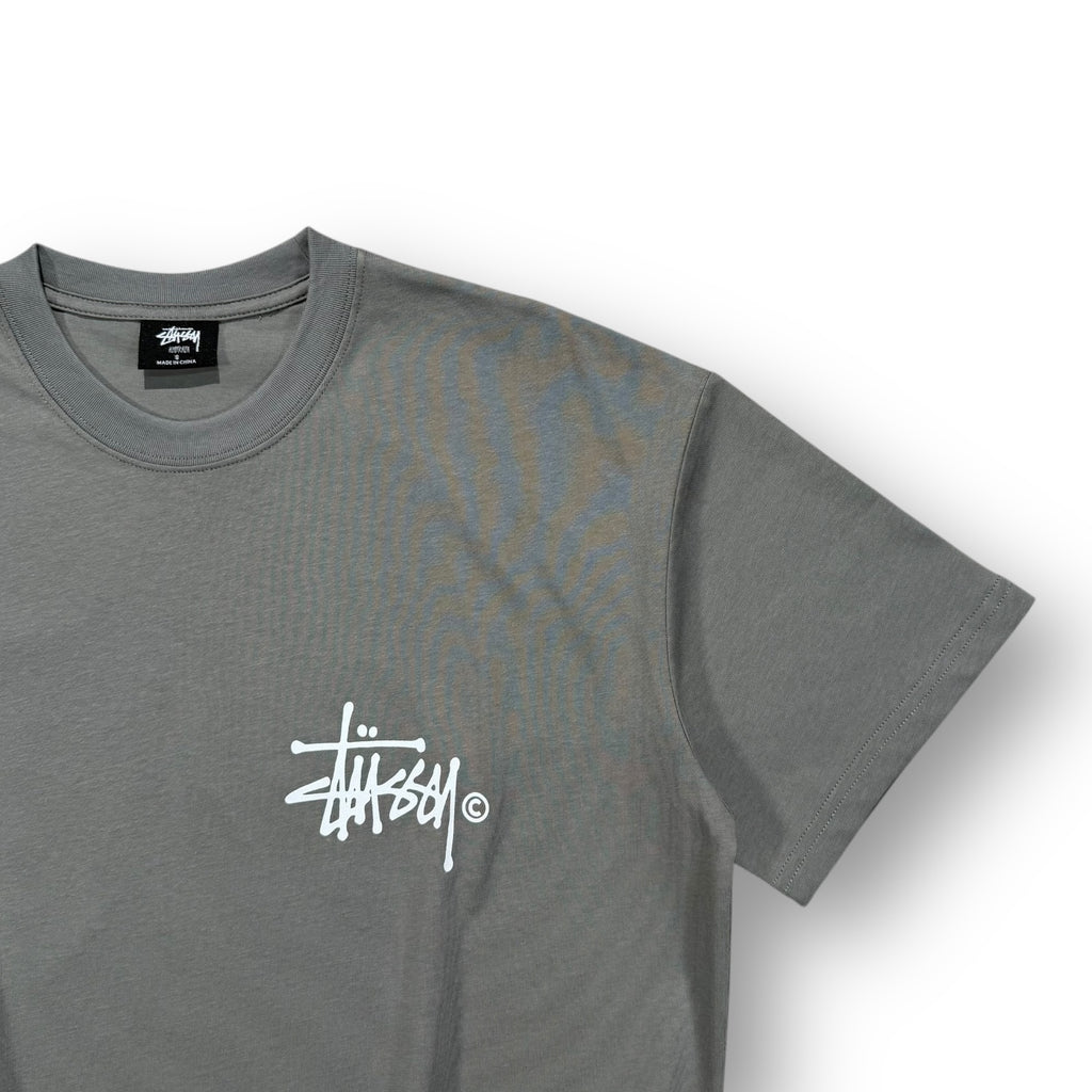 Stussy Logo T-shirt Grey