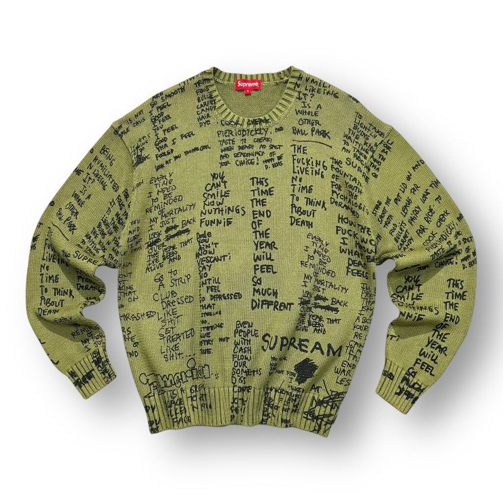 Supreme Gonz Poems Sweater Small