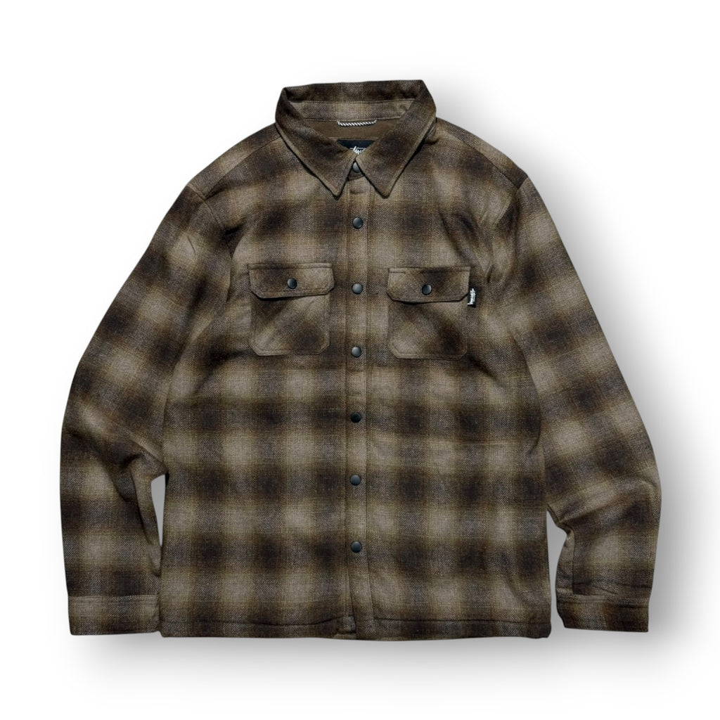 Stussy Plaid Flannel Shirt Jacket M