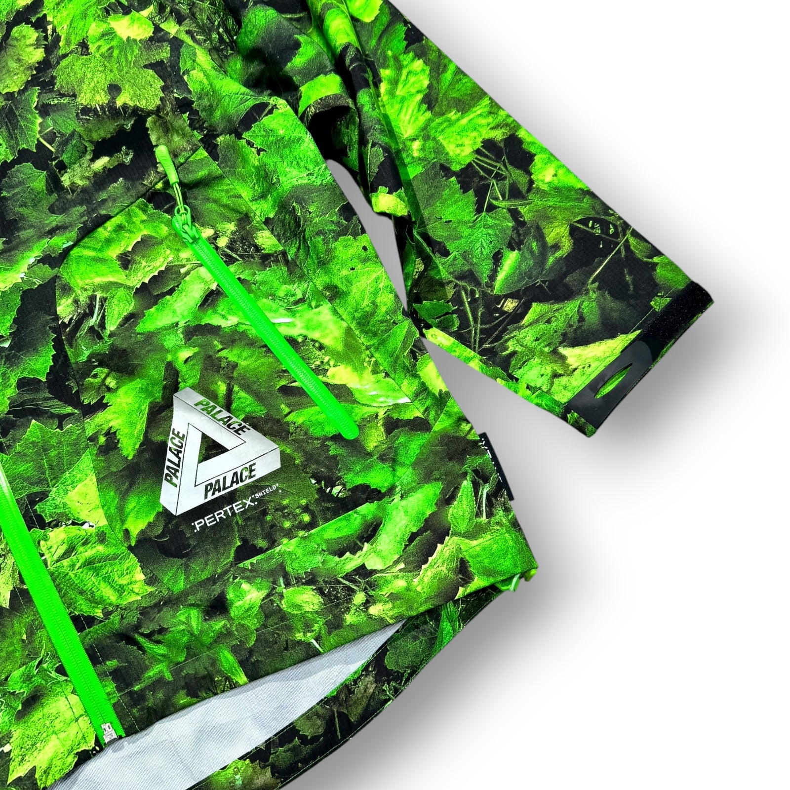 Palace Pertex 3L Armor Jacket Leaf Print