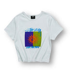Stussy Love and Peace Crop Tee