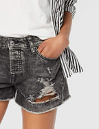 Guess Denim Shorts Black