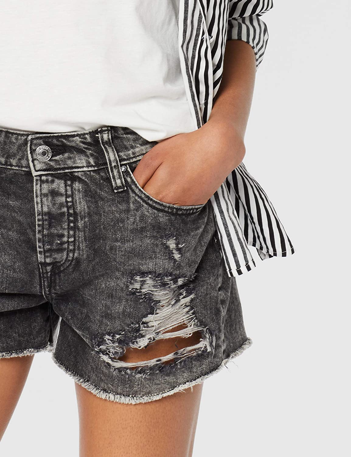 Guess Denim Shorts Black