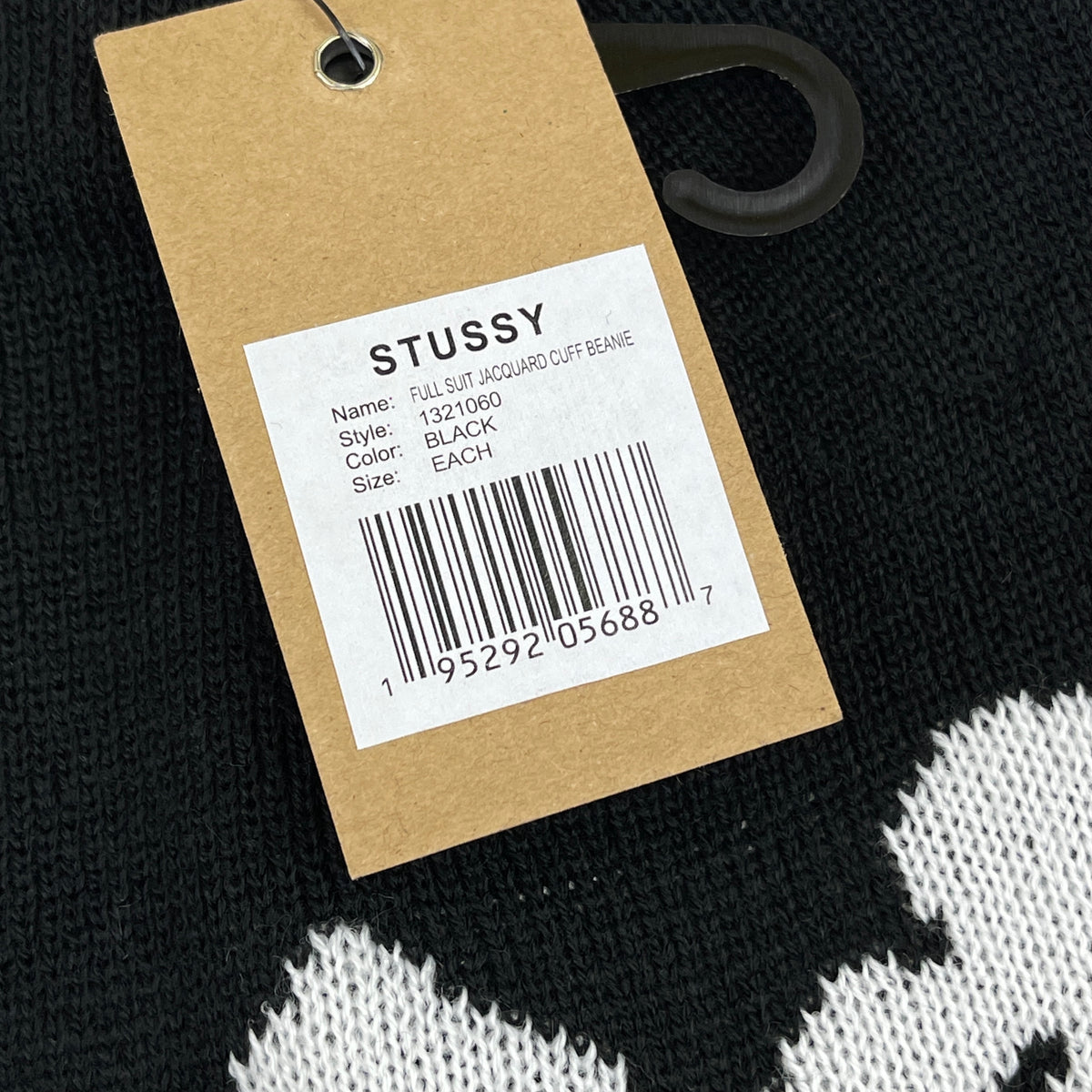 Stussy Logo Beanie Black