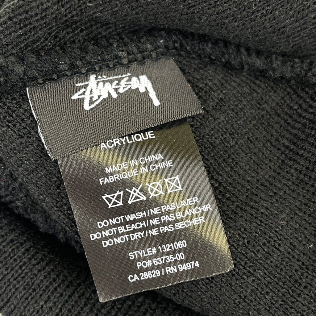 Stussy Logo Beanie Black