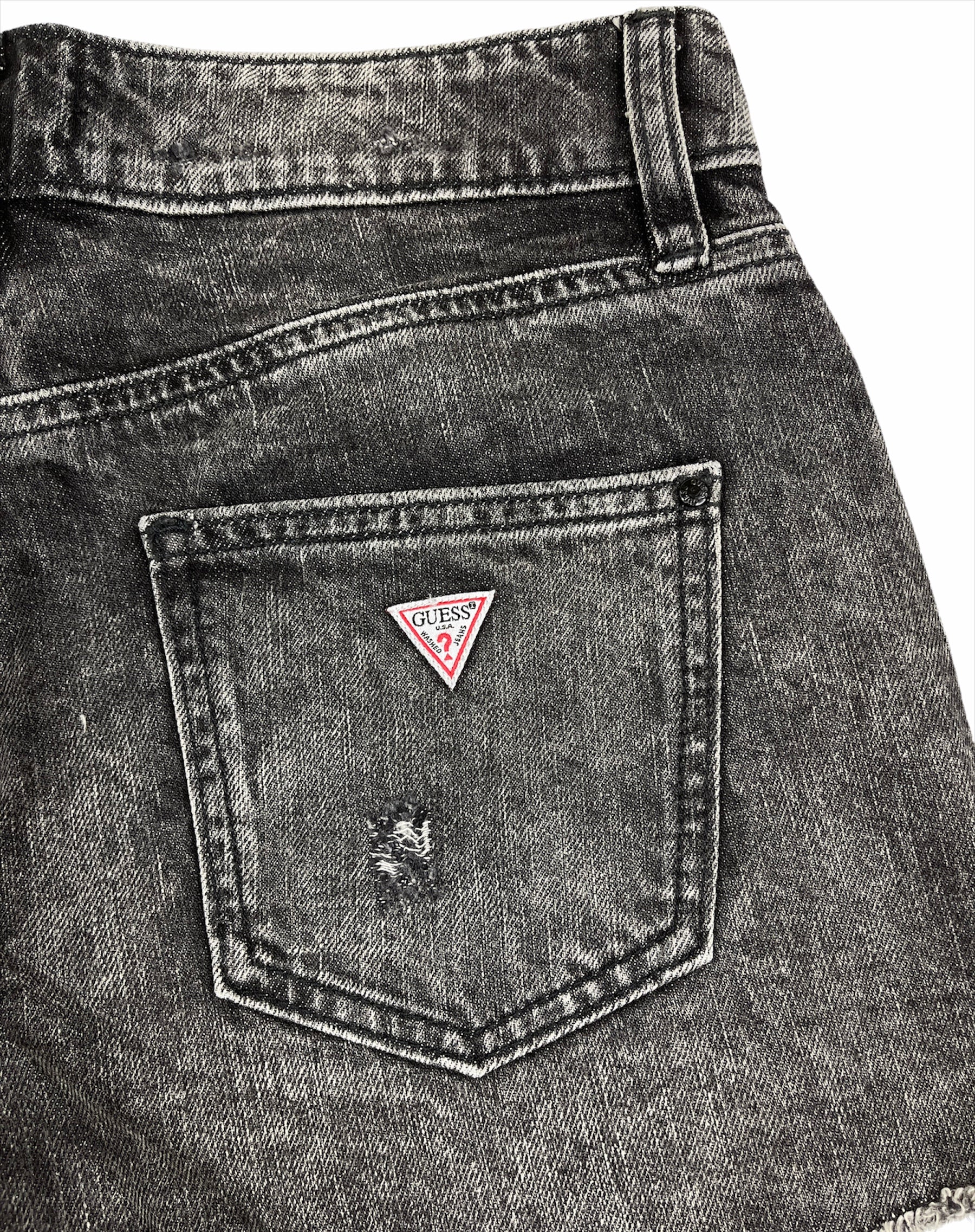 Guess Denim Shorts Black