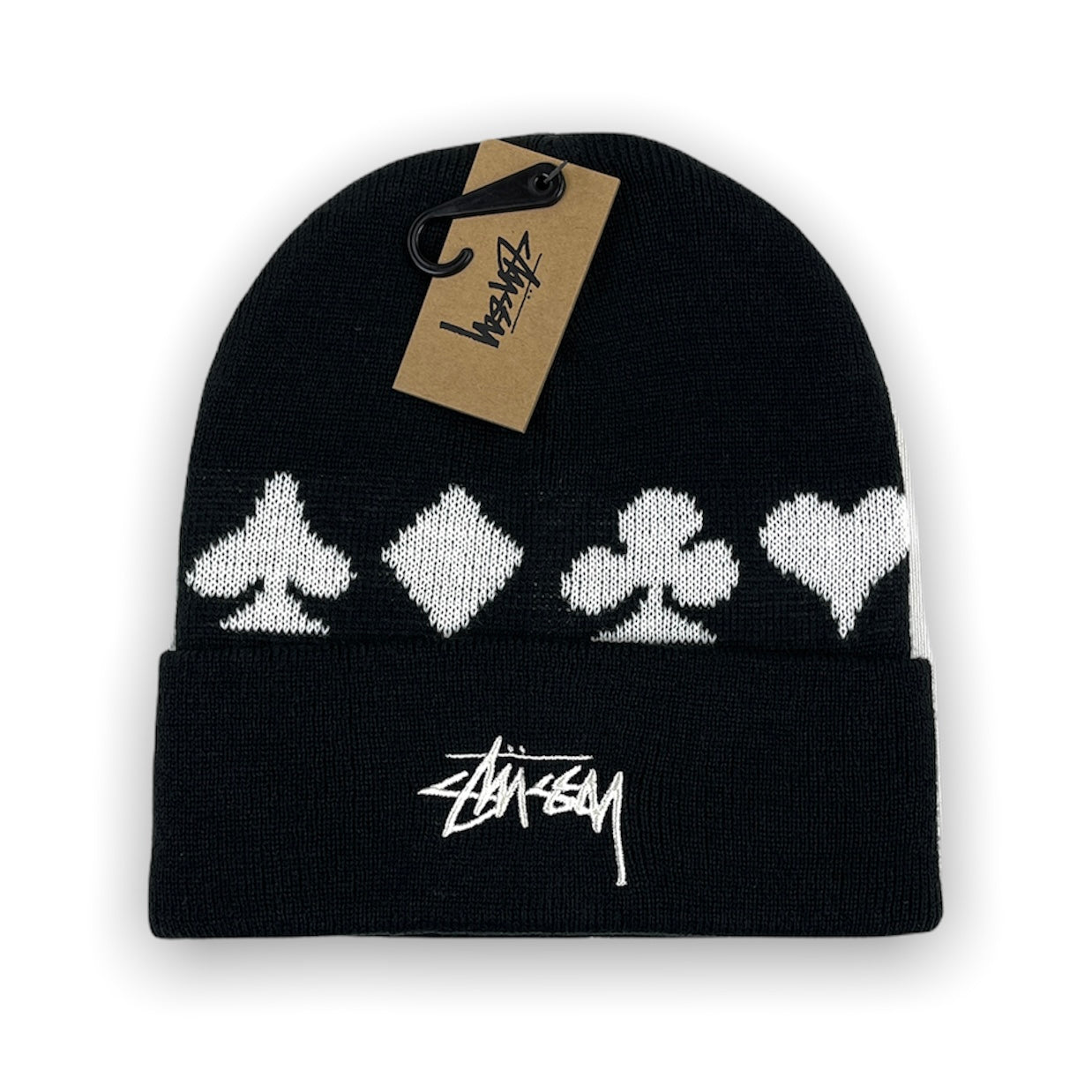 Stussy Logo Beanie Black