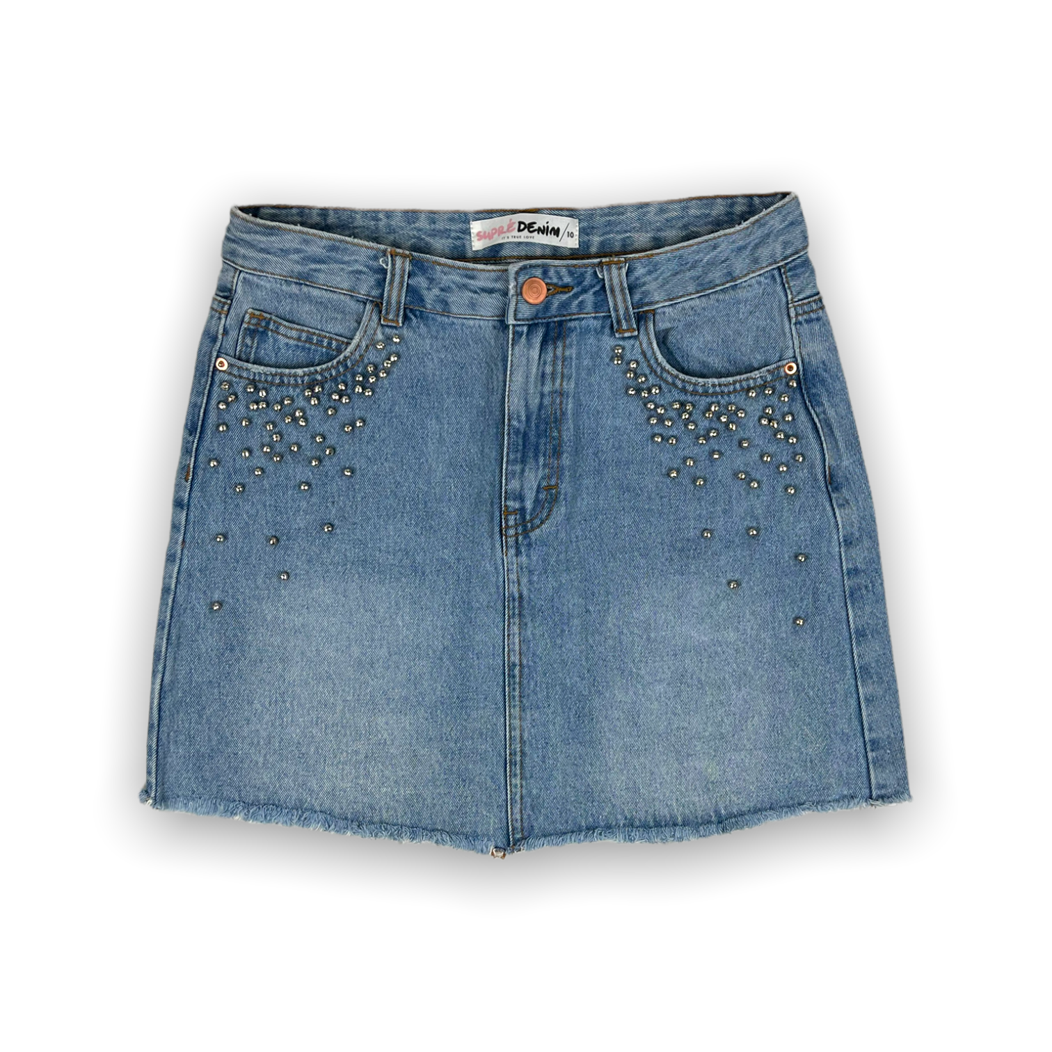 Vintage Mini Denim Skirt 28