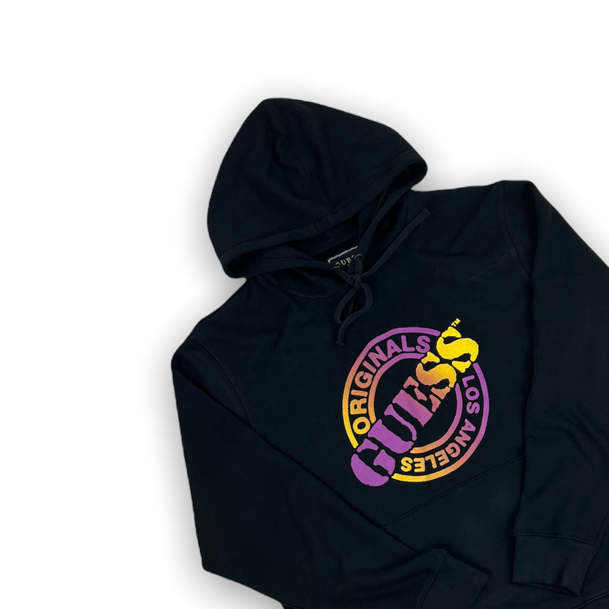 Guess Stencil Logo Hoodie Large